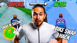 The Fastest Way to Swap Bikes on Zwift! ⏩ (Save Time & Watts!)