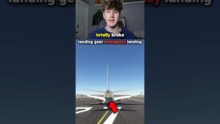 Landing Gear Emergency Landing #planecrash #emergencylanding #nikalasvr #msfs #foryou #fyp