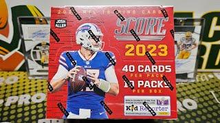 2023 Score Football Hobby Box Opening! 4 Hits per Box!