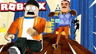 ESCAPE THE NEIGHBOR'S *NEW* NEIGHBORHOOD!? | Roblox Hello Neighbor