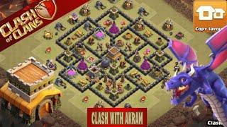 CLASH OF CLANS TH8 WAR BASE COPY LINK || TH8 WAR BASE ANTI EVERYTHING || TH8 WAR BASE BEST DEFENSE