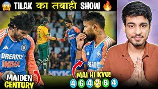 INDIA BEAT AFRICA AGAIN!  TILAK VARMA CENTURY  | India vs South Africa 3rd T20I Review