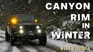 Canyon Rim was a Winter Wonderland | Exploring WV's Monongahela National Forest in the Snow