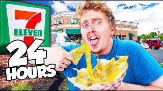 EATING ONLY GAS STATION FOODS FOR 24 HOURS