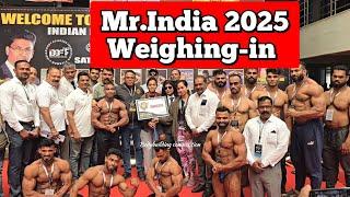 Mr.India 2025 Weighing-in Belagavi #bodybuilding #competition #ibbf