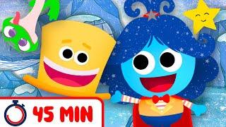 Reading, Counting, Spelling | 45-MIN LEARNING with Kids Songs | Maddy and Her Magic Hatty Show