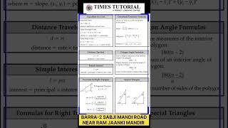 formulas of Coordinate geometry #maths #coordinategeometry #shorts #trending #viralvideo