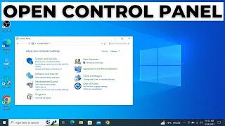 How to Open Control Panel in Windows 10