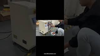 Testing video of auto linking bag packaging machine