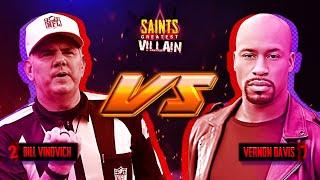 Bill Vinovich vs Vernon Davis | Saints Greatest Villain