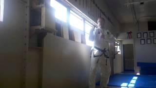 Justin Bock hook kick break