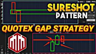 Gap Up Gap Down And Overlap Strategy In Quotex Binary Options  | Quotex Gaps Strategy