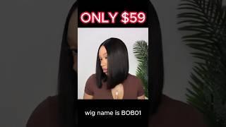 Only $59.Human hair wig. #hairstyle #cocoblackhair #shorts