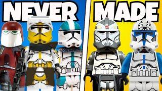 LEGO Star Wars Clone Troopers LEGO NEVER MADE…