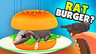 I Used A GUN To Make the WORST BURGERS In The World! - American Cooking Simulator