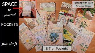 Pockets For Junk Journals With Space To Journal  Tutorial Step By Step