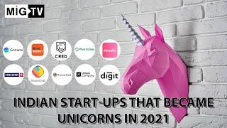 Indian start-ups that became Unicorns in 2021