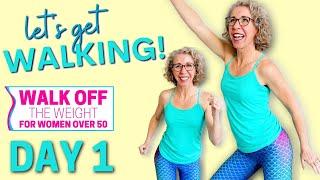 Start LOSING WEIGHT now!  Simple POWER WALK workout (no equipment)  WALK Off the Weight Day 1
