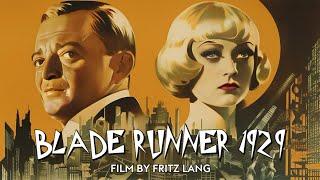 "Blade Runner 1929" by Fritz Lang: A Dystopian Masterpiece  Made by Artificial Intelligence