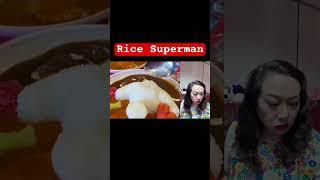 Jenny likes China street food: Rice superman! Jenny eating show Mukbang! Chinese Asian food snacks!