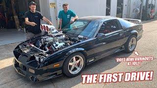 FIRST DRIVE In Our 10.3L Supercharged Big Block Camaro! **GRAB YOUR MULLETS**