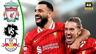 ملخص مباراة ليفربول ولايبزيج اليوم  فوز ليفربول هدف محمد صلاح ملخص مباراة ليفربول اليوم