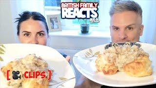 Taste Test: Brits Try Biscuits and Gravy for The First Time #biscuitsandgravy