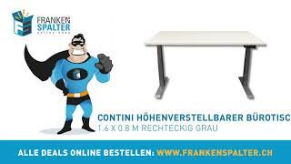 07 Frankenspalter Contini höhenverstellbarer Bürotisch