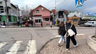 Трускавець: з вулиці Івасюка і Стебницької на Мазепи через залізничний вокзал