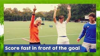 Score faster in front of the goal - Field Hockey Technique | HockeyheroesTV