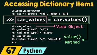 Accessing Dictionary Items in Python