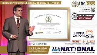 HMRDO C-PET | FCA National | Prof. Dr. Narain Naidu