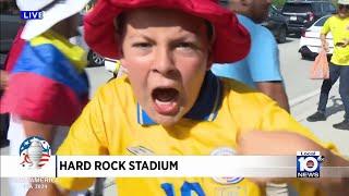 Copa America final in Miami: Fans flood Hard Rock Stadium area