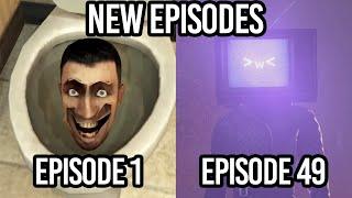 Skibidi Toilet 1 - 49 All Episodes: TVgirl vs. Skibidi Toilets (Episode 49)