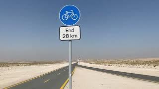 Three - Al Qudra Dubai on a rented Careem Bike