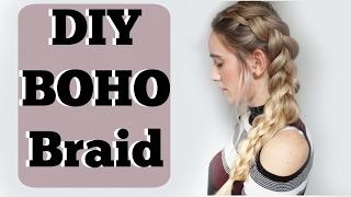 How To DIY Dutch Braid | Boho haistyle Braid | AWESOME HAIR HACK