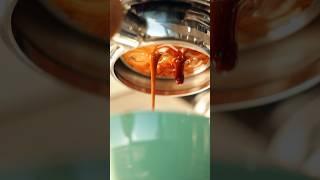 Beautiful espresso shot in slow motion #espresso #coffee #shorts