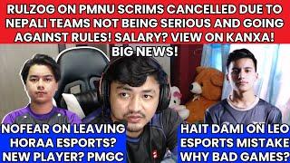 @RulzOG ON NEPALI TEAM NOT SERIOUS IN SCRIMS! PMNU CANCELLED! NOFEAR ON HORAA NEW ADDITION? HAITDAMI