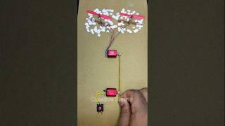 Mini Belt Drive Dynamo Generator Power Transfer In Drone Motor _ DC Motor #dcmotor #tech #shorts