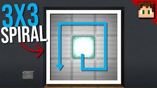 The 3X3 SPIRAL Door! [Minecraft Bedrock 1.21] Tutorial