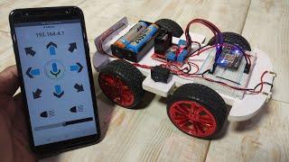 How To Build a WiFi Based Robot with Android Application Control | Android App with MIT App Inventor