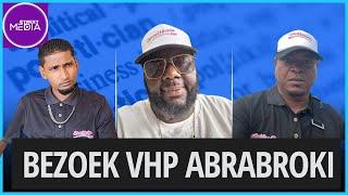 Reactie bezoek VHP in Abra Broki : Street media ( Biggs, Karwa en Ajay)