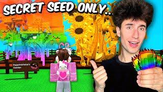 STARTING OVER In GROW A GARDEN With 100 SECRET SEEDS...