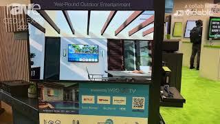 CEDIA Expo 22: Peerless-AV Features Neptune Partial Sun Outdoor Smart TVs at Powerhouse Alliance