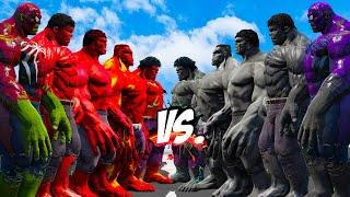 Team Black Hulk vs. Team Red Hulk – Epic Showdown!