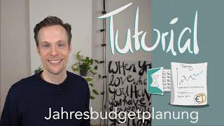 Tutorial Jahresbudgetplanung - So planst du deine Budgets