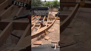 Bending the deck frame with engineered lumber  #contractor #innovation #protips