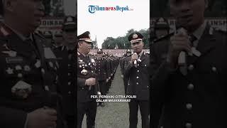 Kapolri Jend. Listyo Sigit Prabowo menyapa Pak Bhabin Yang Baru Dilantik Sebagai Perwira