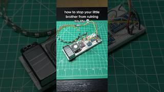 How to stop your lil bro from joining the dark side #electronics #arduino #engineering