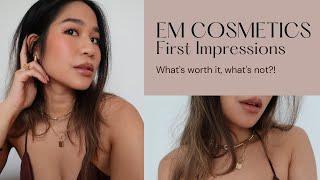 EM COSMETICS Review | Serum Blush & More | HONEST TRUTHS!